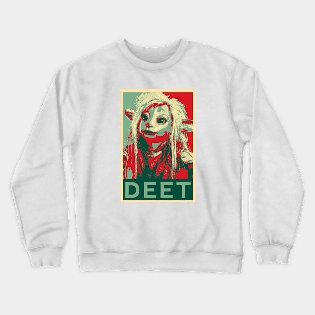 Deet - The Dark Crystal: Age of Resistance - Shepard Fairey Hope Poster Parody Crewneck Sweatshirt by CH3Media